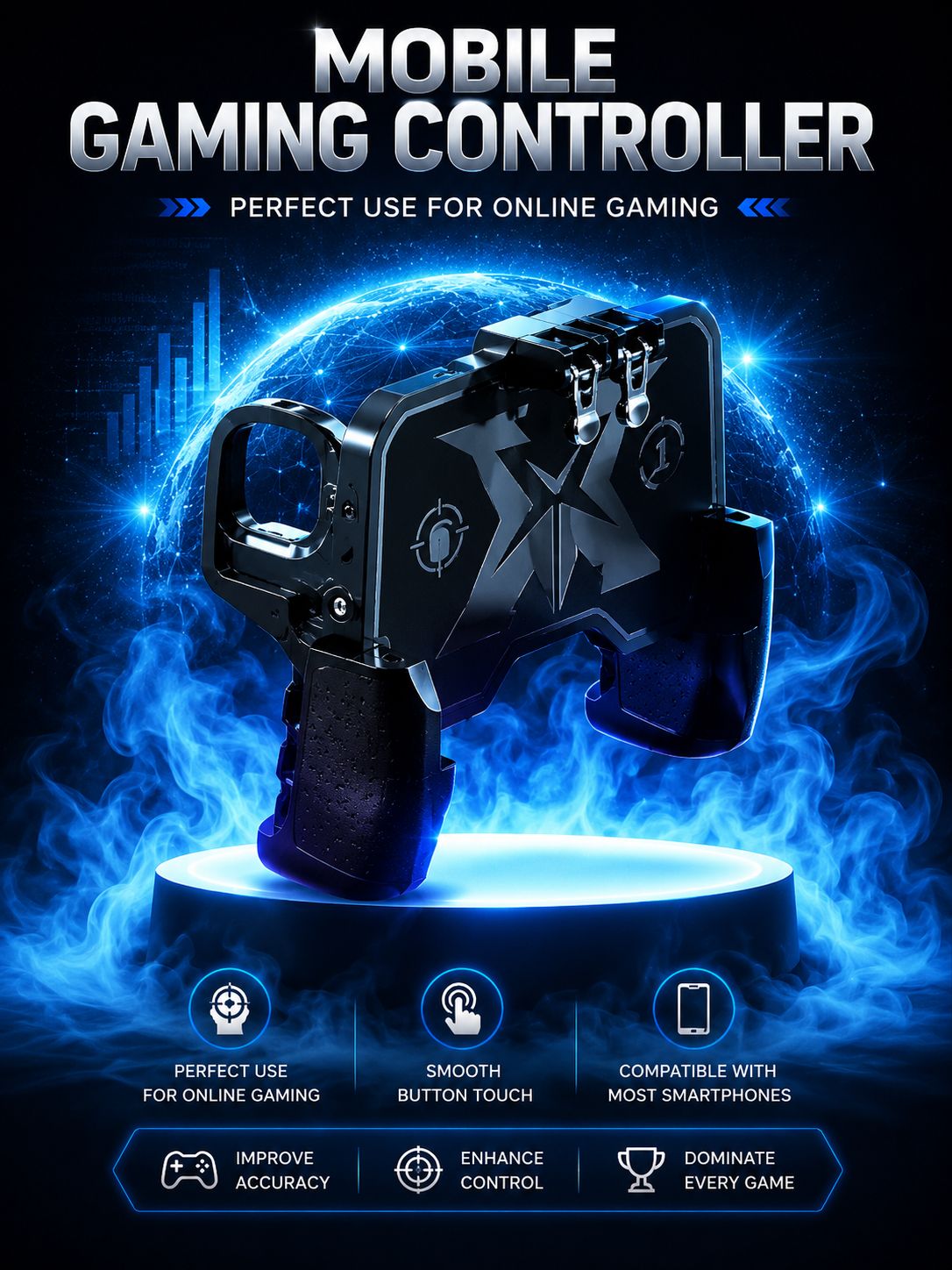 Portable Mobile Game Controller
