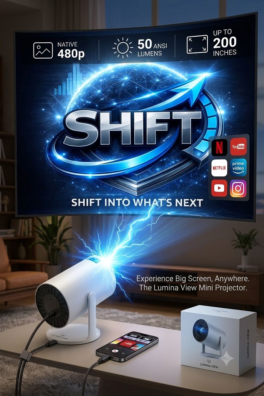 Home Theater Movie Mini Projector
